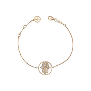 HAMSA GOLD DIAMOND BRACELET