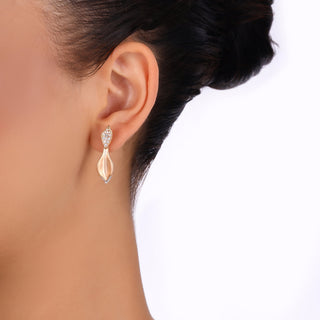 GLORIA 18K GOLD DIAMOND EARRING