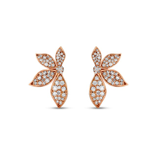 GLORIA GOLD DIAMOND MEDIUM EARRING