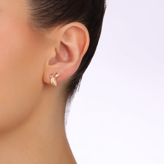 GLORIA GOLD DIAMOND SMALL EARRING