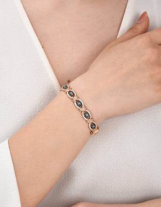 EYE LIGHT 18K GOLD DIAMOND BRACELET