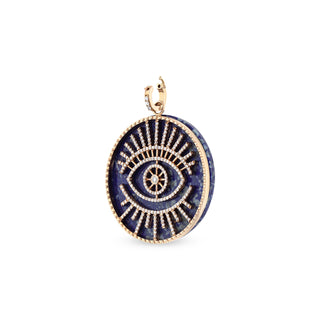 EYE LIGHT 18K GOLD DIAMOND PENDANT