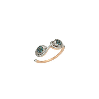 EYE LIGHT GOLD DIAMOND RING