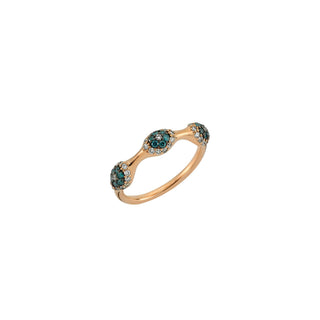 EYE LIGHT GOLD DIAMOND RING