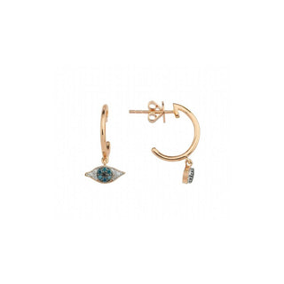 EYE LIGHT GOLD DIAMOND EARRING