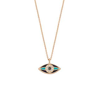 EYE LIGHT GOLD DIAMOND NECKLACE