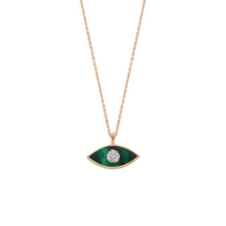 EYE LIGHT GOLD DIAMOND NECKLACE