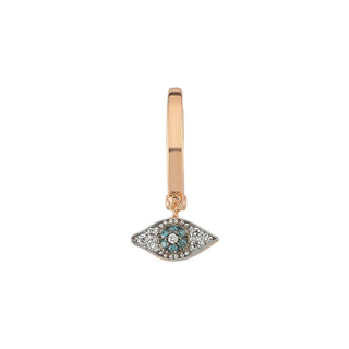 EYE LIGHT GOLD DIAMOND SINGLE EARRING