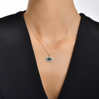 EYE LIGHT DIAMOND NECKLACE