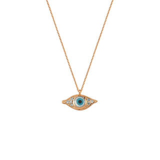 EYE LIGHT GOLD DIAMOND NECKLACE