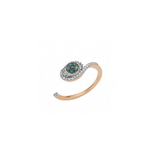 EYE LIGHT GOLD DIAMOND RING