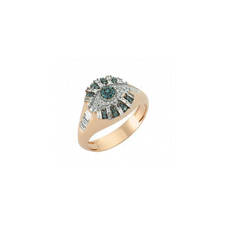 EYE LIGHT GOLD DIAMOND RING