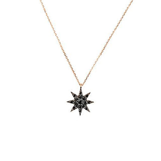 VENUS STAR BLACK DIAMOND NECKLACE