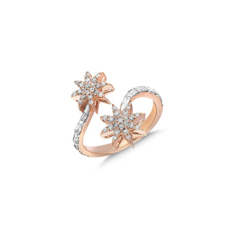 VENUS STAR 18K GOLD DIAMOND RING