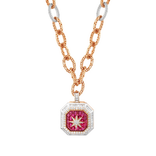 VENUS STAR 18K GOLD DIAMOND PENDANT