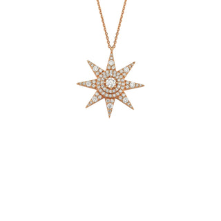 VENUS STAR GOLD DIAMOND NECKLACE