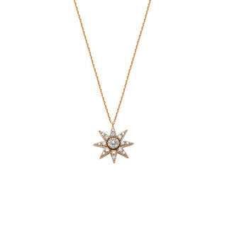 VENUS STAR GOLD DIAMOND NECKLACE