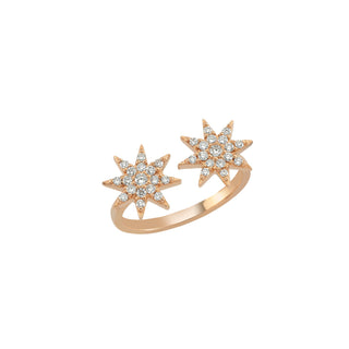 VENUS STAR GOLD DIAMOND RING