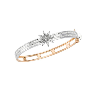 VENUS STAR CLAMP BAGUETTE DIAMOND BRACELET