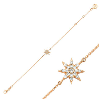 VENUS STAR GOLD DIAMOND BRACELET