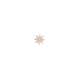 VENUS STAR GOLD DIAMOND EARRING