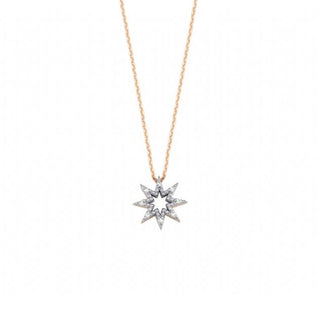 VENUS STAR GOLD DIAMOND NECKLACE