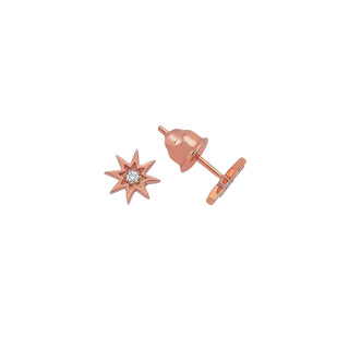 VENUS STAR GOLD DIAMOND EARRING