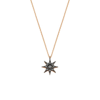 VENUS STAR GOLD DIAMOND NECKLACE