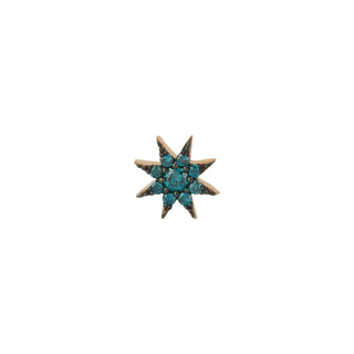 VENUS STAR BLUE DIAMOND SINGLE EARRING