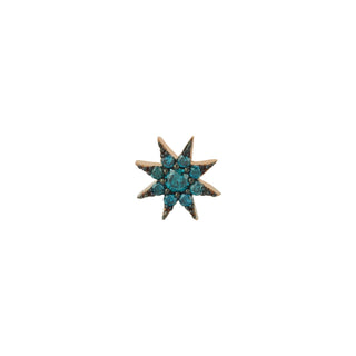 VENUS STAR BLUE DIAMOND EARRING