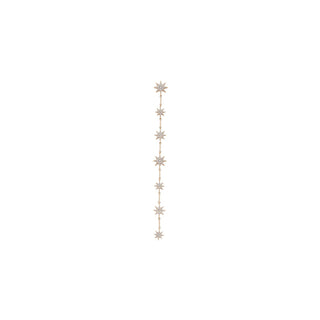 VENUS STAR GOLD DIAMOND SINGLE EARRING