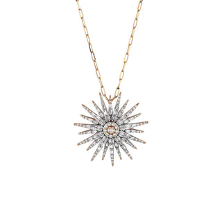 JARDIN STAR 18K GOLD DIAMOND NECKLACE