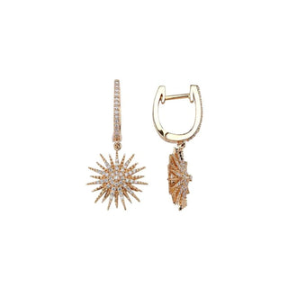 JARDIN STAR GOLD DIAMOND EARRING