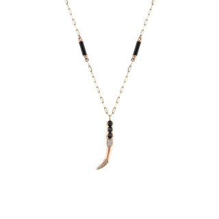 SWORD GOLD DIAMOND NECKLACE