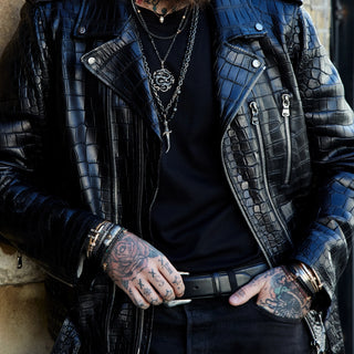 VENUS STAR GOLD BLACK DIAMOND BRACELET