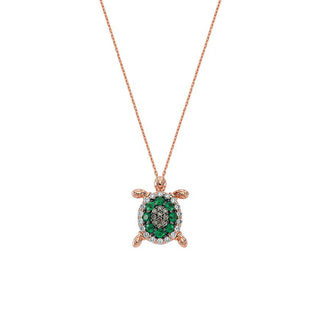 TURTLE GOLD DIAMOND NECKLACE