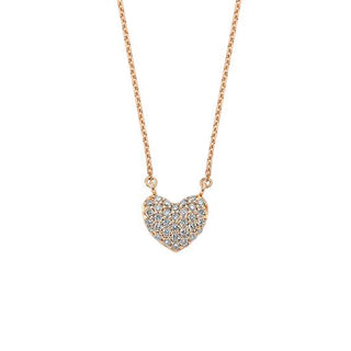 QUEEN OF HEARTS GOLD DIAMOND NECKLACE