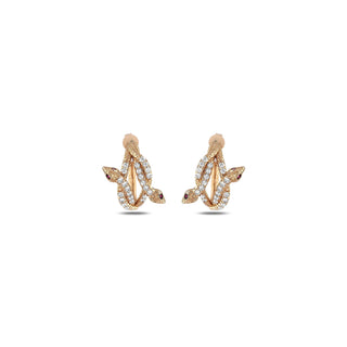 KUNDALINI 18K GOLD DIAMOND EARRING