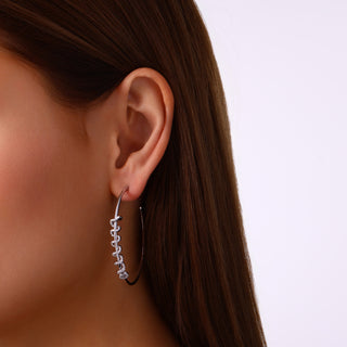 KUNDALINI GODDESS GOLD DIAMOND EARRINGS
