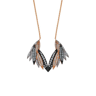 WINGS GOLD DIAMOND NECKLACE