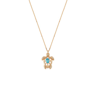 TURTLE GOLD DIAMOND NECKLACE