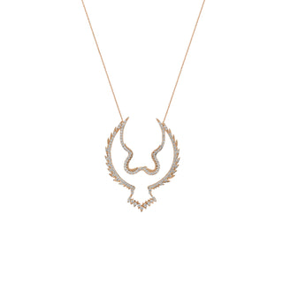 EAGLE GOLD DIAMOND NECKLACE