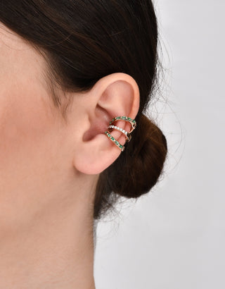 MONDRIAN 18K DIAMOND EAR CUFF