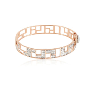 MONDRIAN DIAMOND CLAMP BRACELET