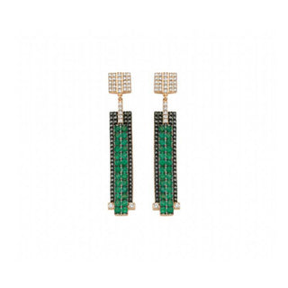 MONDRIAN GOLD DIAMOND EARRING