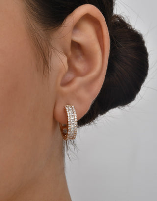 MONDRIAN GOLD DIAMOND EARRING