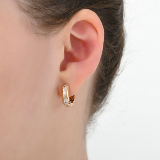 MONDRIAN GOLD DIAMOND EARRING