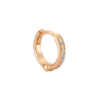 MONDRIAN  HOOP GOLD DIAMOND XSMALL PIERCING