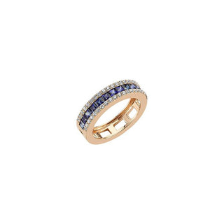 MONDRIAN DIAMOND SAPPHIRE RING Bee Goddess