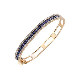 MONDRIAN GOLD DIAMOND SAPPHIRE BRACELET Bee Goddess